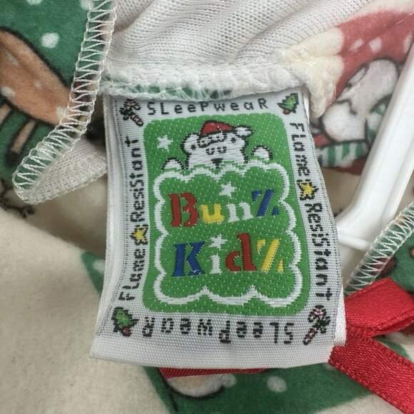 Bunz Kidz Girl's Long Sleeve Robe and Pajama Sleepwear Christmas 24 mos. - Picture 3 of 12